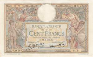 100 Francs 1930 p78b